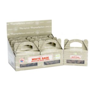 Box of  - Satya White Sage Backflow Dhoop Cone