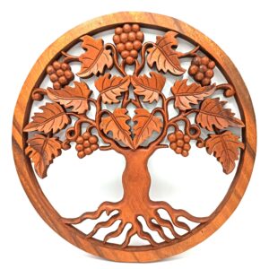 Tree of Life Grapes Panel - 40cm