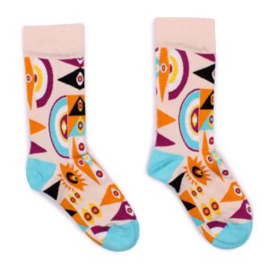 Hop Hare Bamboo Socks (36-40) - Psychedelic Evil Eye
