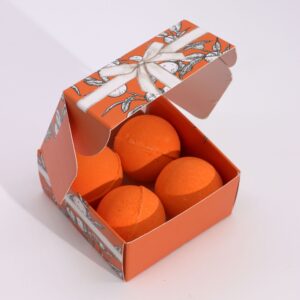 Zesty Vitamin C Bath Bombs Set – Aromatherapy Quartet