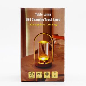 Touch Lamp - Crystal Lantern- USB (C) - Rechargable (2000 Watt)