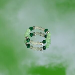 Nymph Spirit Gemstone Ring Set - Forest Spirit