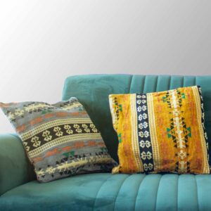 Kilim Cushion Cover - Charcoal