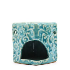Classic Small Square Floral Oil Burners (aast)