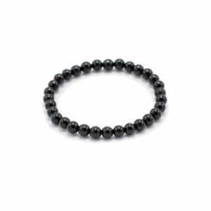 Gemstone Manifestation Bracelet - Black Agate- Protection