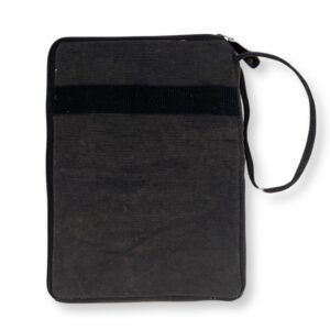 Stonewash Travel Laptop Pouch - Charcoal -24x33cm