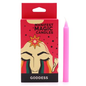 Manifest Magic Candles (pack of 12) - Pink - Goddess