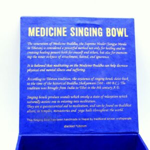 Medicine Buddha Singing Bowl Set 10cm (min 500gm)
