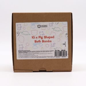 Pig Bathbomb 70g - Vanilla Cupcake