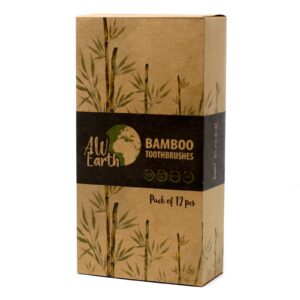 1x Bamboo Toothbrush - Charcoal Medium Soft